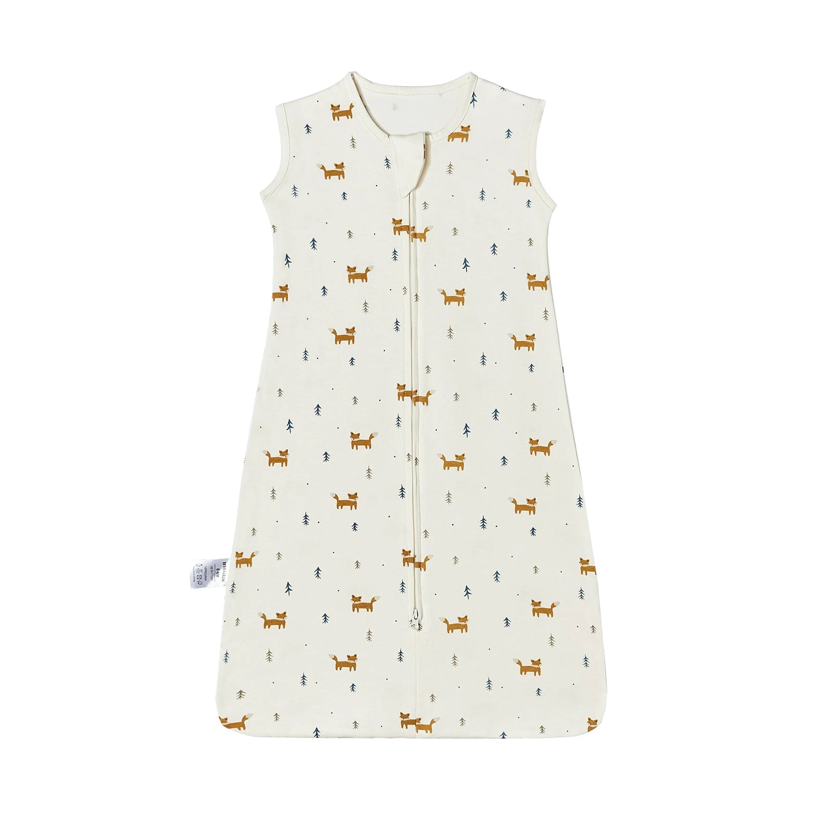 NestSleep™ Cotton Sleeping Bag (Sleeveless, Two-Way Zipper)