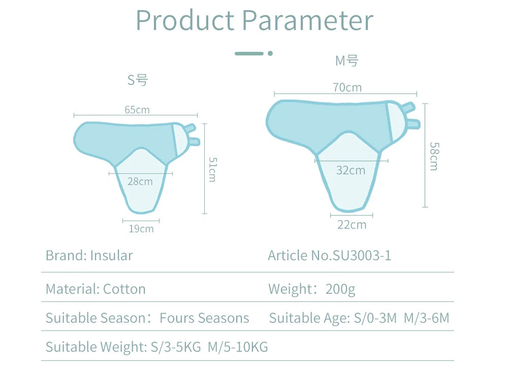 NestCocoon™ Soft Cotton Swaddle Wrap (Warm Bedding Blanket)