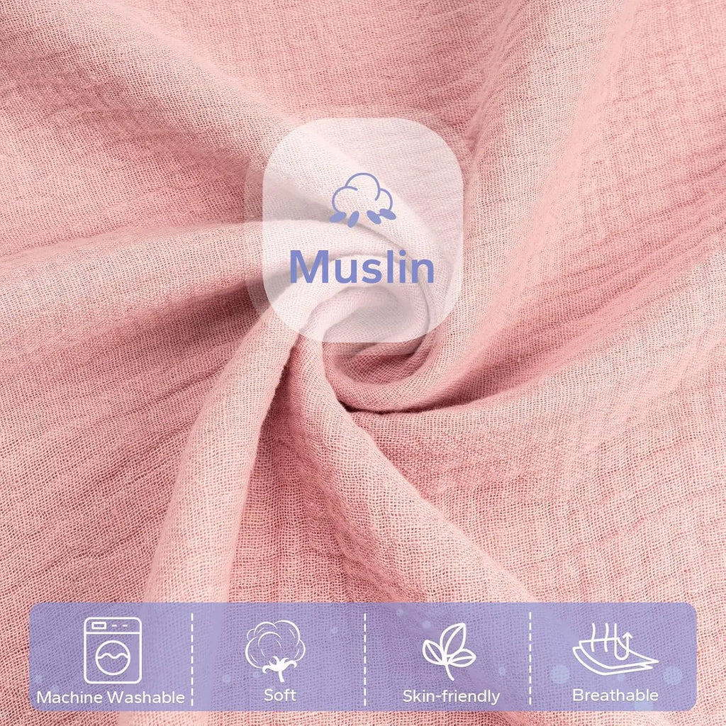 NestCover™ Muslin Baby Lounger Cover (Machine-Washable)
