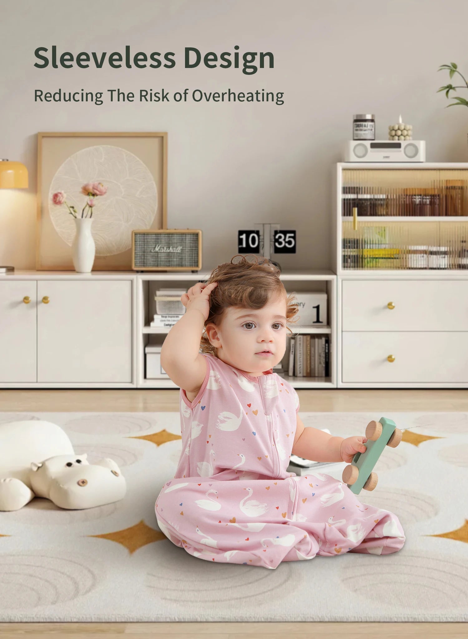 NestSleep™ Cotton Sleeping Bag (Sleeveless, Two-Way Zipper)