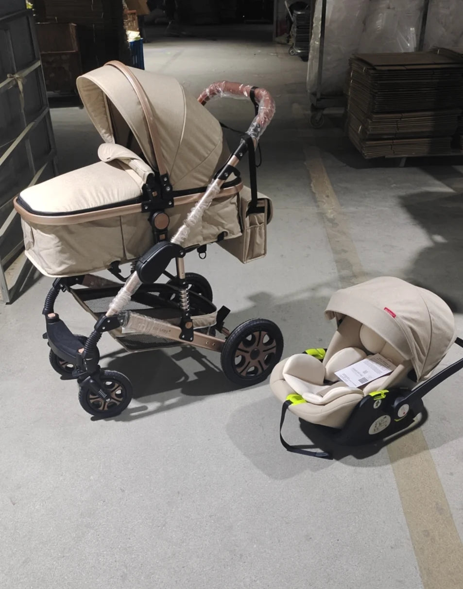 NestJourney™ 3-in-1 Travel System (Isofix Base & Reversible Seat)