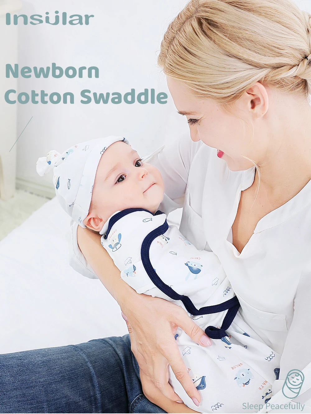 NestCocoon™ Soft Cotton Swaddle Wrap (Warm Bedding Blanket)
