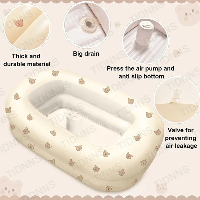 NestBath™ Inflatable Baby Bath Tub (Newborn to Toddler)