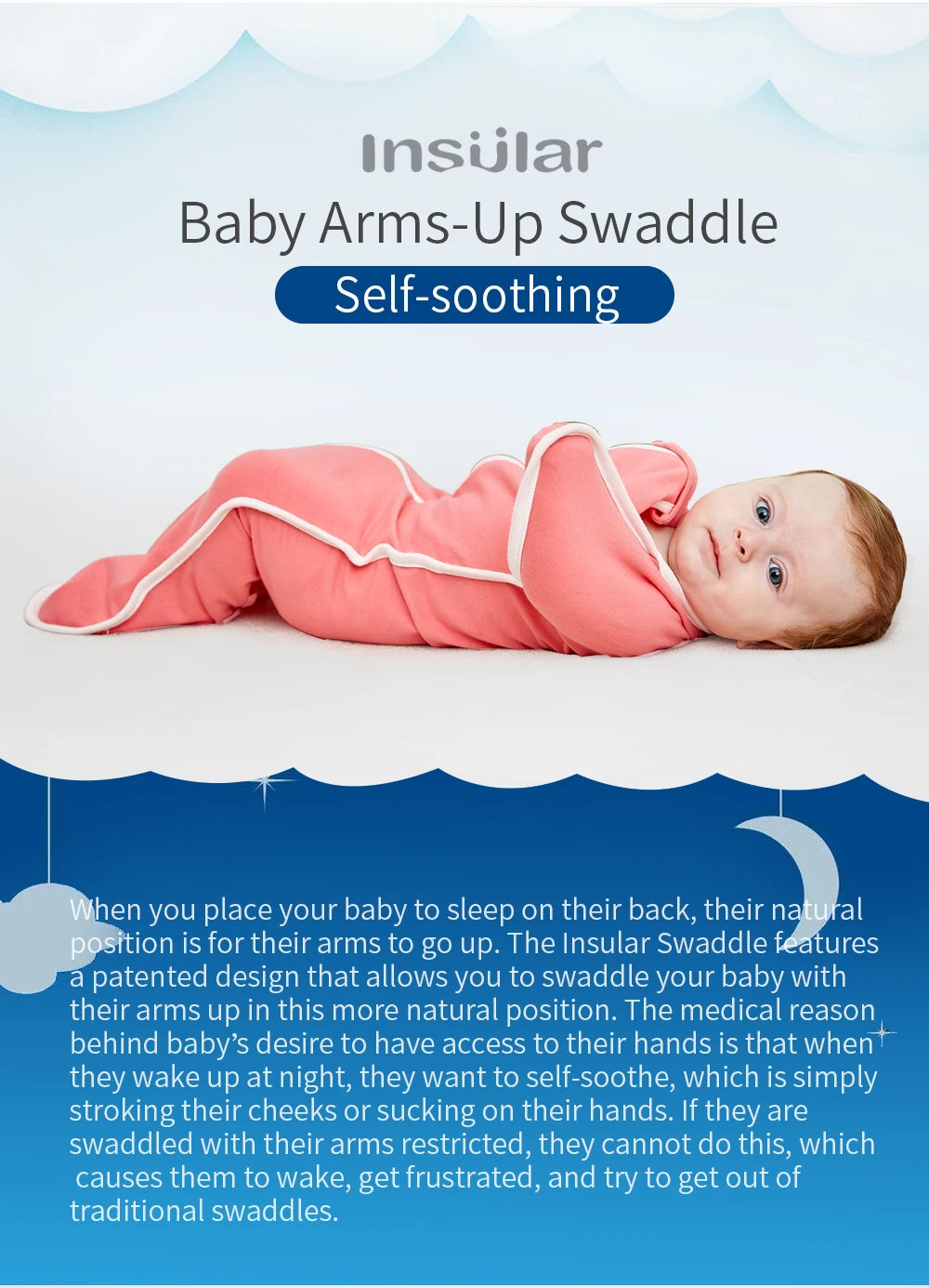 NestZip™ Cotton Zipper Swaddle (Spring & Autumn)