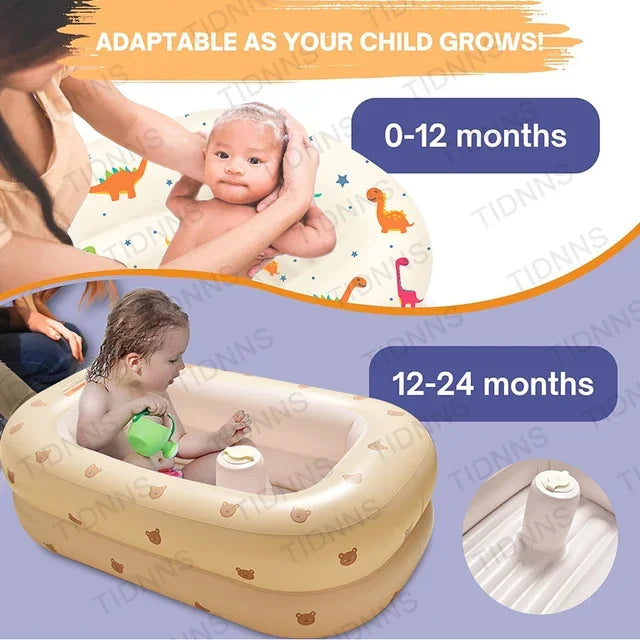 NestBath™ Inflatable Baby Bath Tub (Newborn to Toddler)