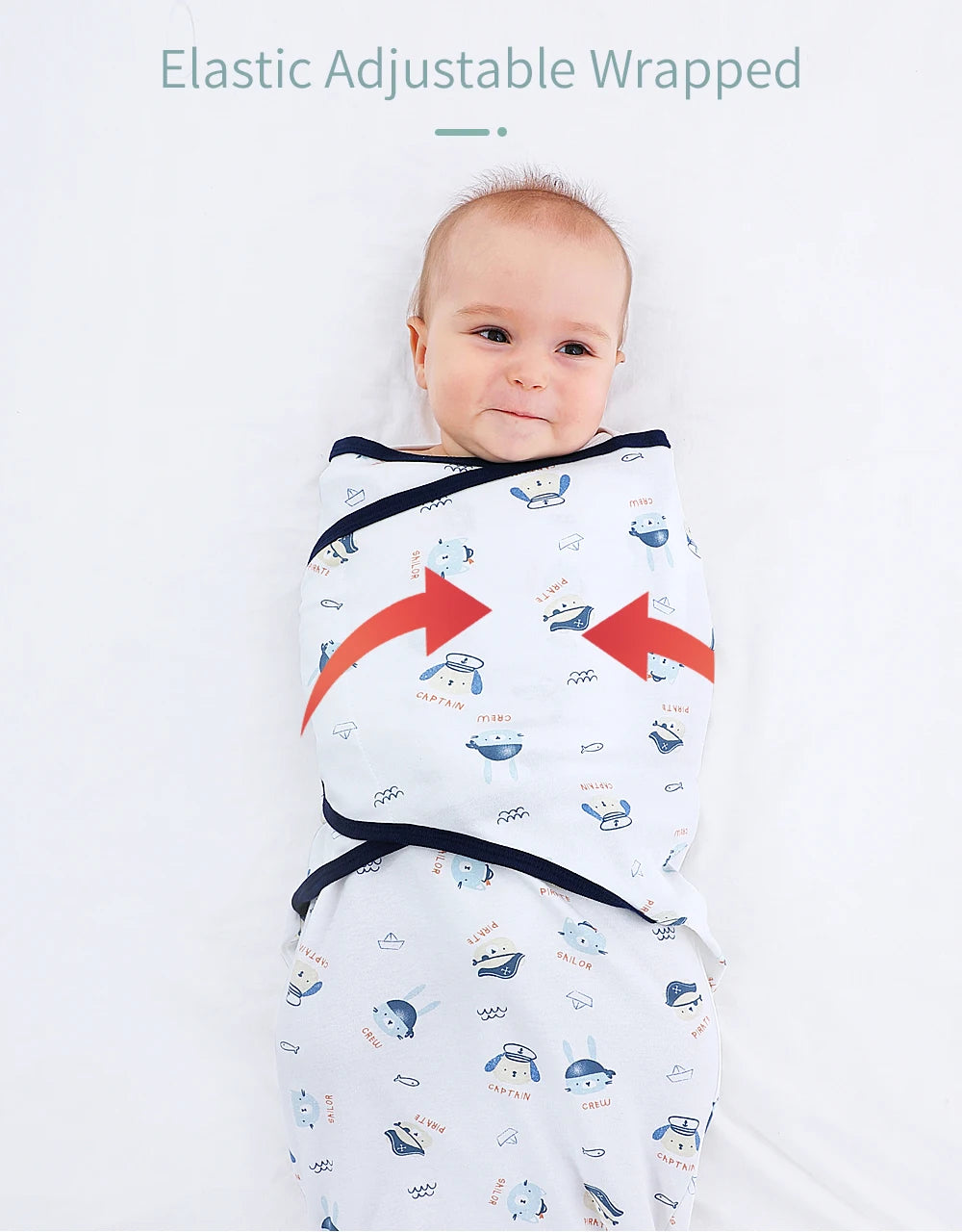 NestCocoon™ Soft Cotton Swaddle Wrap (Warm Bedding Blanket)