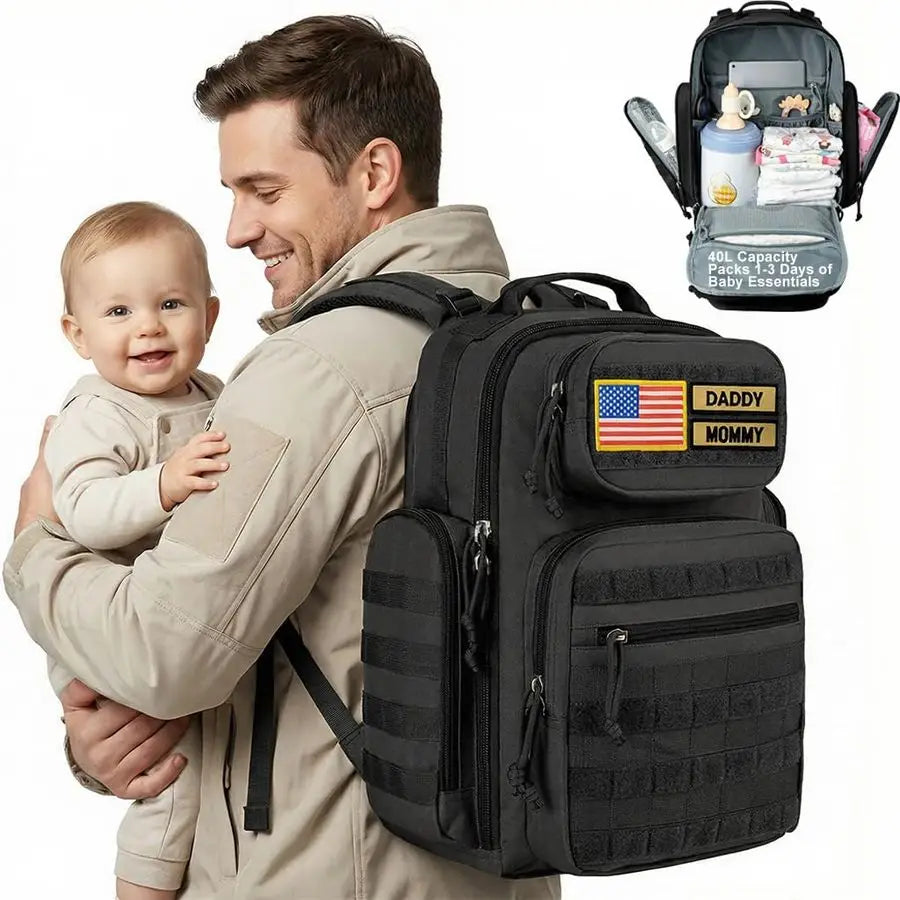 NestPack™ Tactical Diaper Bag for Dad (40L)