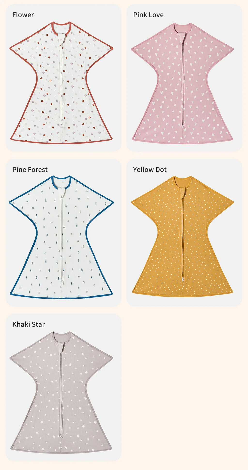 NestDream™ Summer Sleeping Bag (0-12 Months, 100% Cotton)