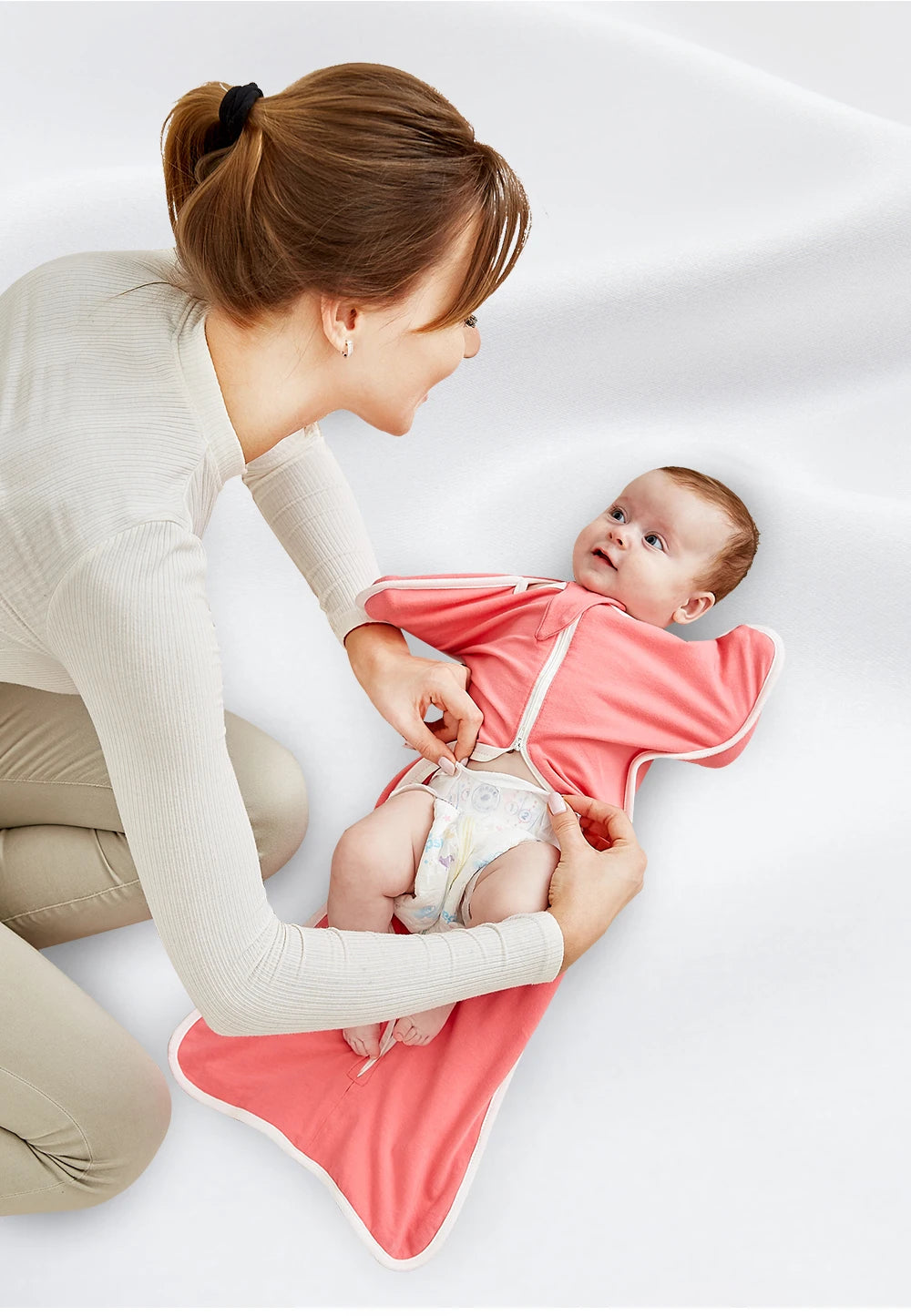 NestZip™ Cotton Zipper Swaddle (Spring & Autumn)