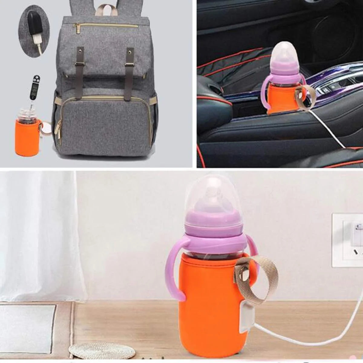 NestWarm™ USB Bottle Warmer (Portable Insulated Bag)
