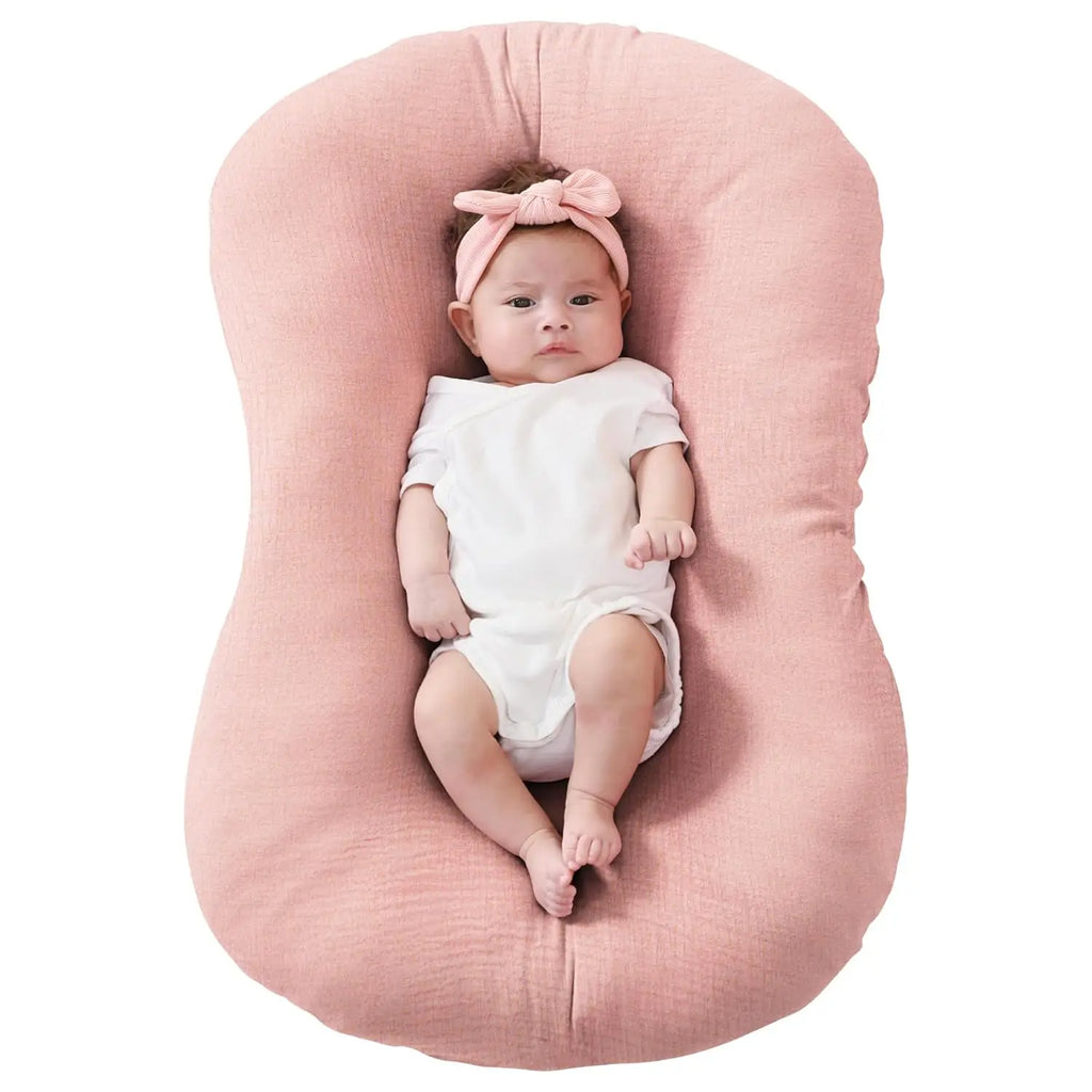 NestCover™ Muslin Baby Lounger Cover (Machine-Washable)