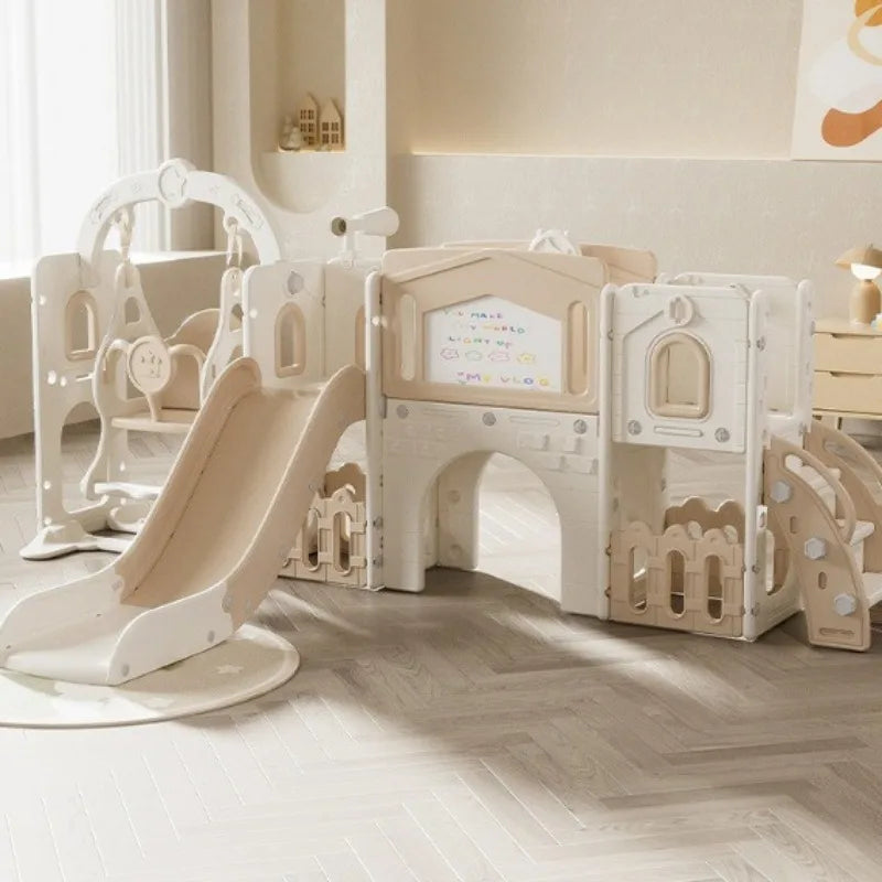 NestSlide™ Indoor Toddler Playset (Slide & Swing Combo, Ages 1-3)