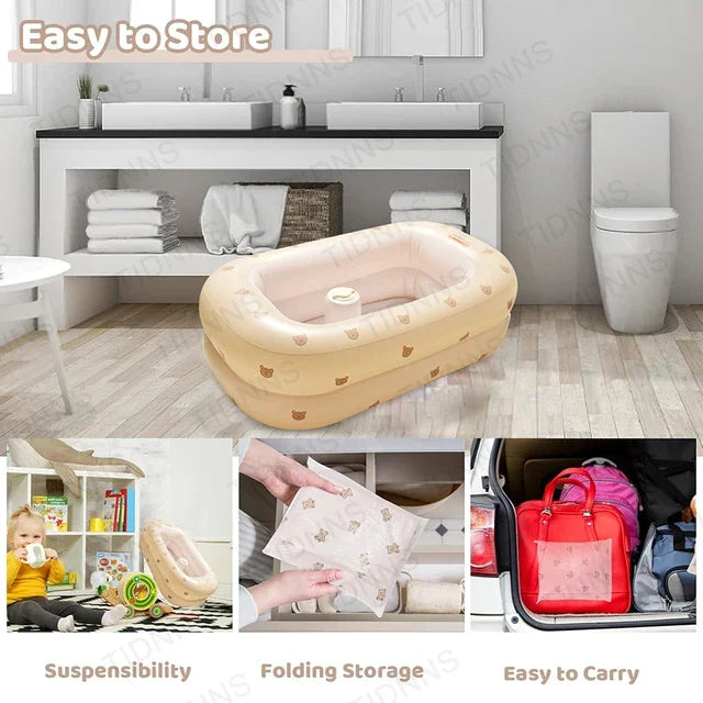 NestBath™ Inflatable Baby Bath Tub (Newborn to Toddler)