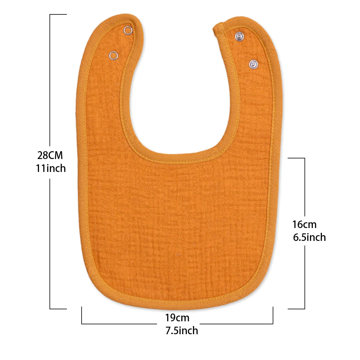 NestDrool™ 4-Layer Baby Bibs (Ultra Soft & Absorbent, Set of 10)