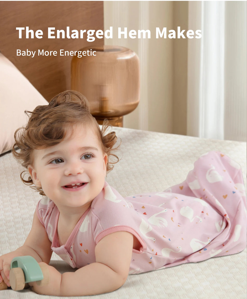 NestSleep™ Cotton Sleeping Bag (Sleeveless, Two-Way Zipper)