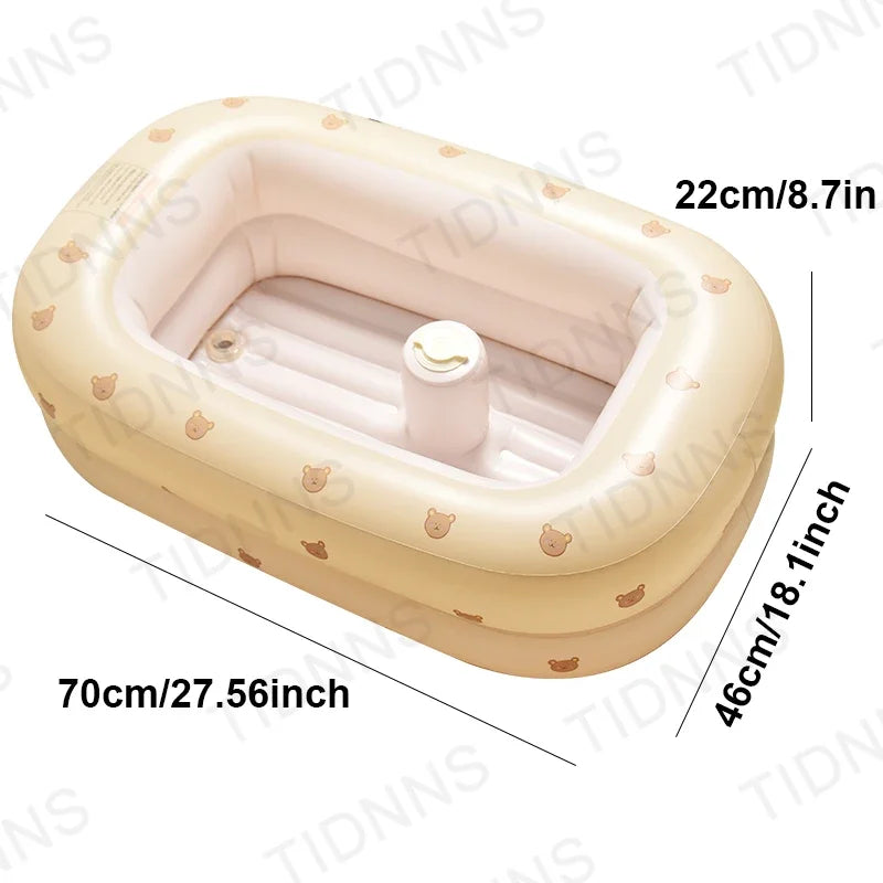 NestBath™ Inflatable Baby Bath Tub (Newborn to Toddler)