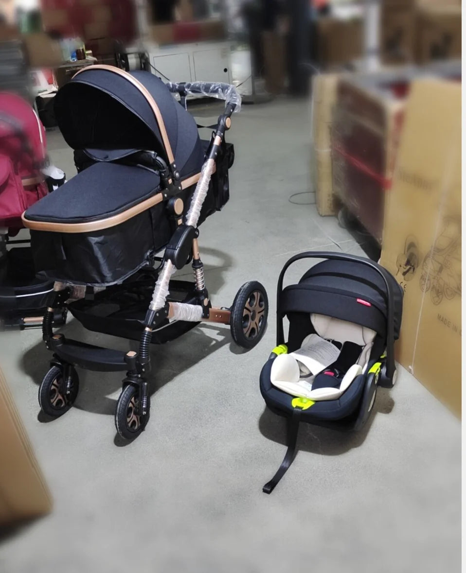 NestJourney™ 3-in-1 Travel System (Isofix Base & Reversible Seat)