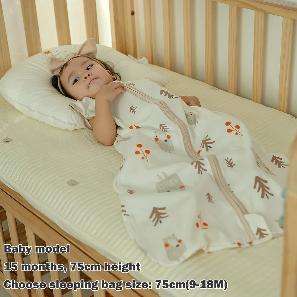 NestSack™ Anti-Kick Sleepsack (3-18 Months, 100% Cotton)