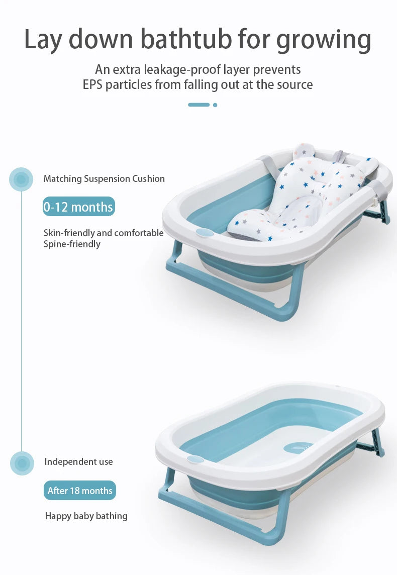 NestFloat™ Foldable Bath Support Pad (Newborn Safety)
