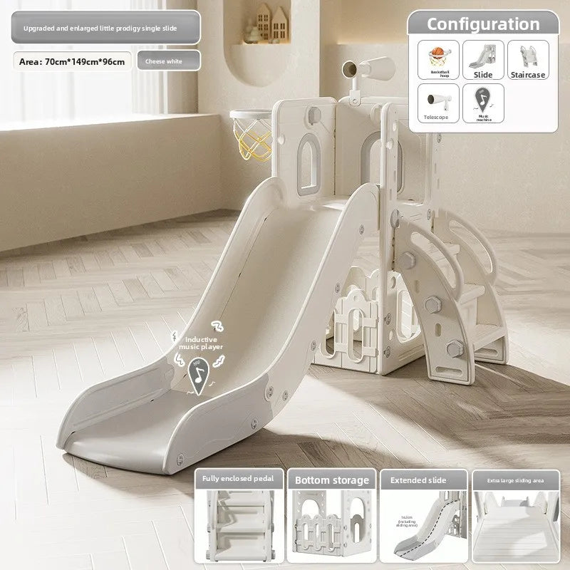 NestSlide™ Indoor Toddler Playset (Slide & Swing Combo, Ages 1-3)