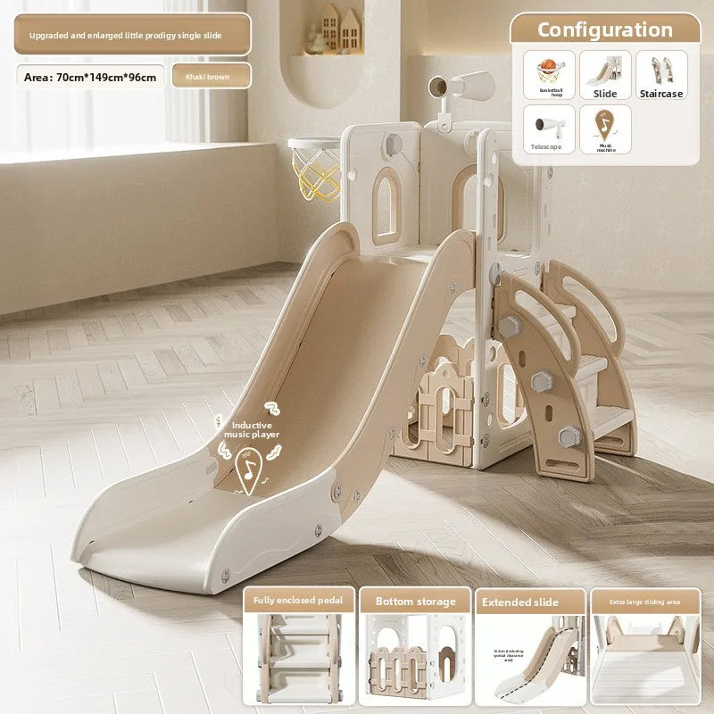 NestSlide™ Indoor Toddler Playset (Slide & Swing Combo, Ages 1-3)