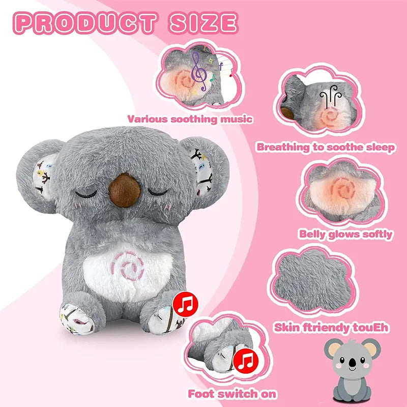 NestDream™ Breathing Koala: Calming light + breathing motion to help babies fall asleep