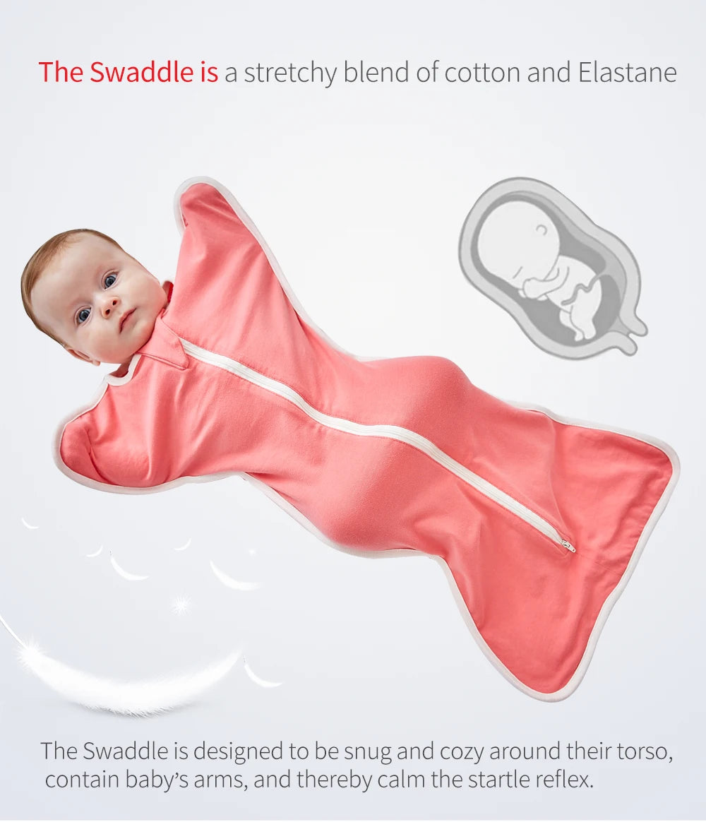 NestZip™ Cotton Zipper Swaddle (Spring & Autumn)