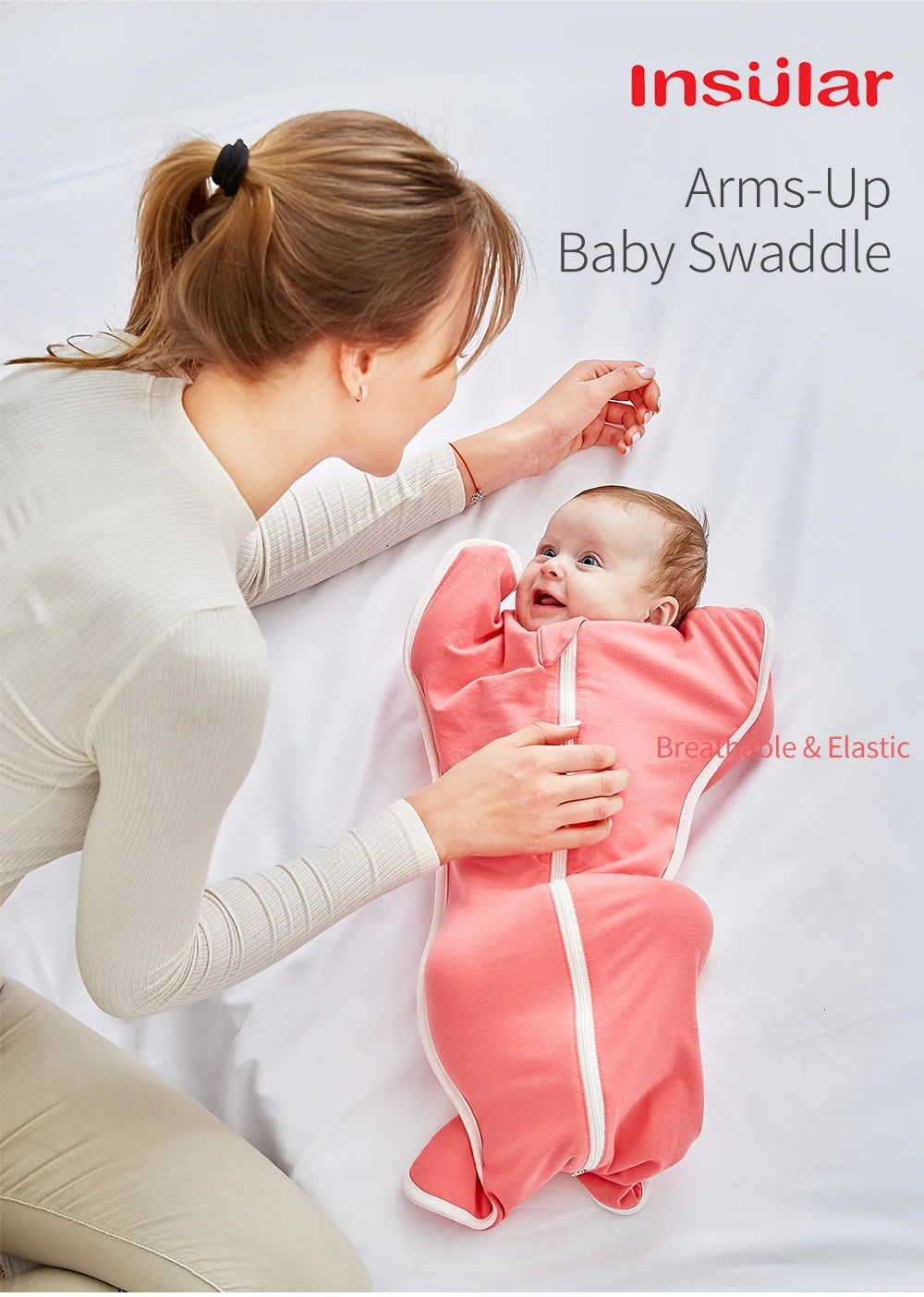 NestZip™ Cotton Zipper Swaddle (Spring & Autumn)