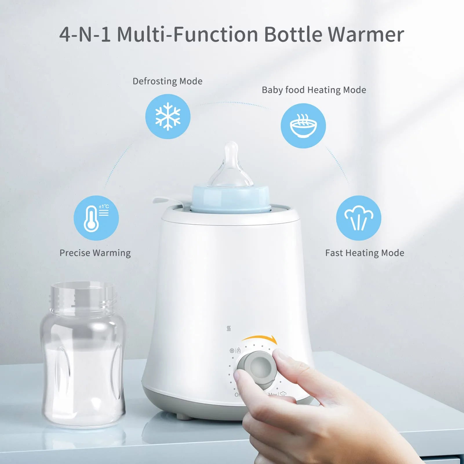 NestQuick™ Fast-Heat Bottle Warmer (Auto Shut-Off)